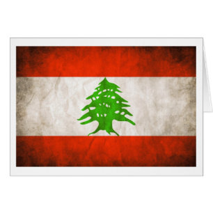 Grungy Lebanon Flag
