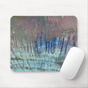 Grungy Paint Streak Abstract Mouse Pad