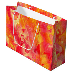 Grungy-Painted-Florals-11- Large Gift Bag
