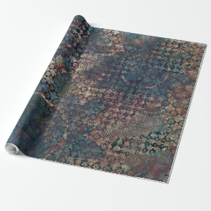 Grungy Patterns with Messy Patchwork of Textures Wrapping Paper