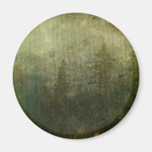 Grungy Pine Forest Magnet