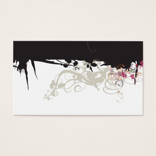 Grungy Profile Card (Front)
