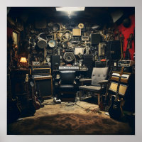 Grungy Rock Music Studio