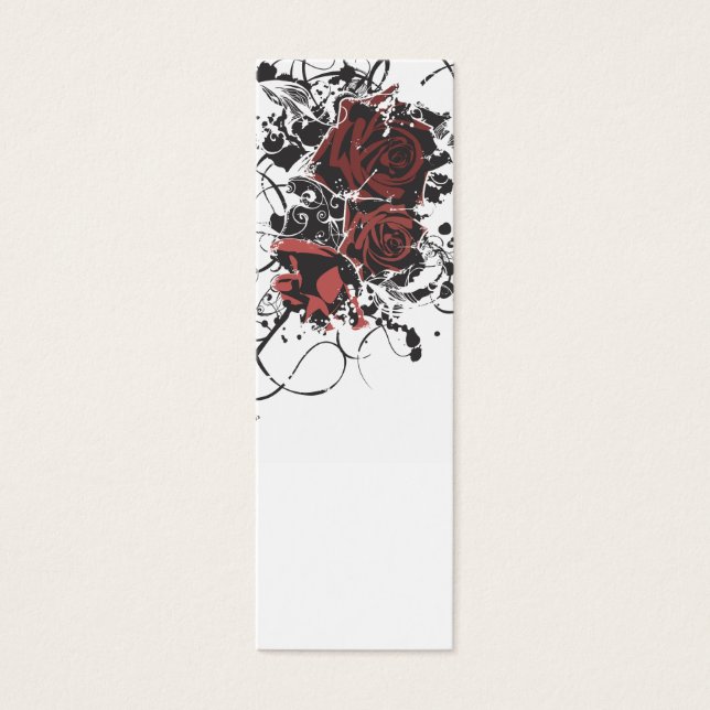 Grungy roses Profile Card (Front)