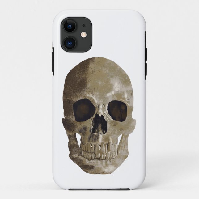 Grungy Skull Case-Mate iPhone Case (Back)