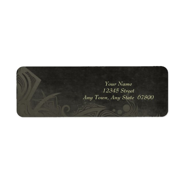 Grungy style Return Address labels (Front)