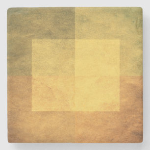grungy watercolor-like graphic abstract 2 stone coaster