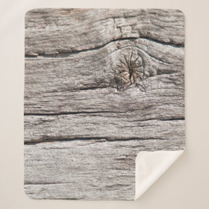 Grungy weathered horizontal silvery unpainted barn sherpa blanket