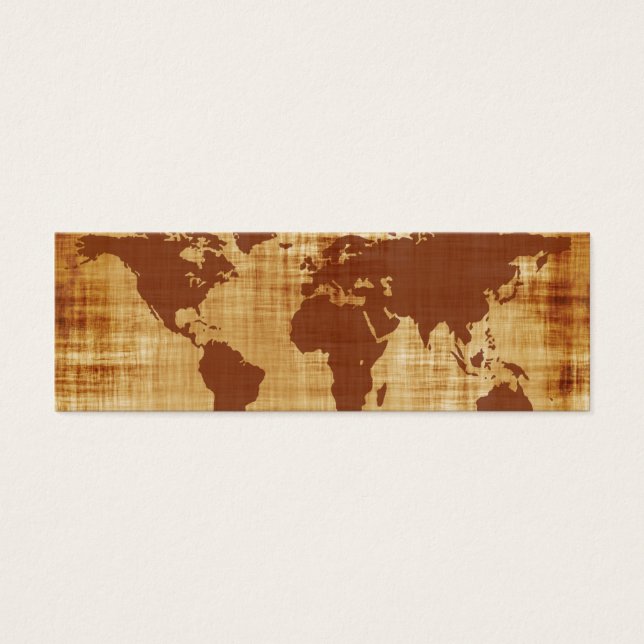 Grungy World Map Textured (Front)