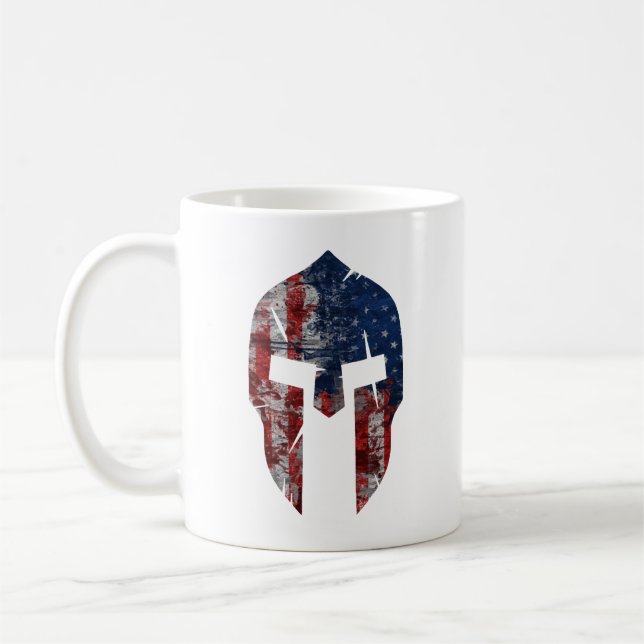 Grunt Style American Spartan Coffee Mug (Left)