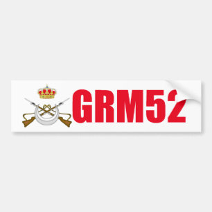 Grupo Regulares de Melilla 52 Bumper Sticker