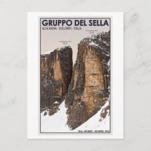 Gruppo del Sella - Nove and Dieci Postcard