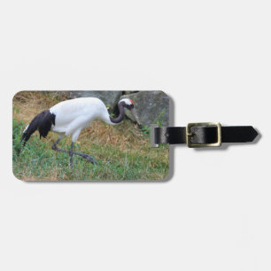 Grus japonensis luggage tag
