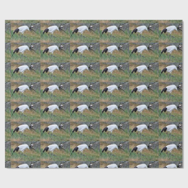 Grus japonensis wrapping paper (Flat)