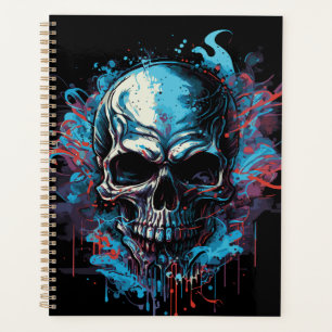 Gruseliger Totenkopf Planner