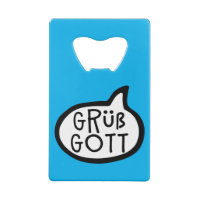 Grüß Gott German Bavarian Hello Speech Bubble