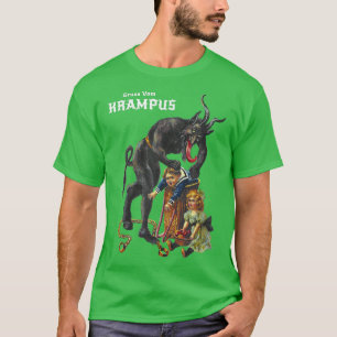 Gruss Vom Krampus Greetings From Christmas Germani T-Shirt