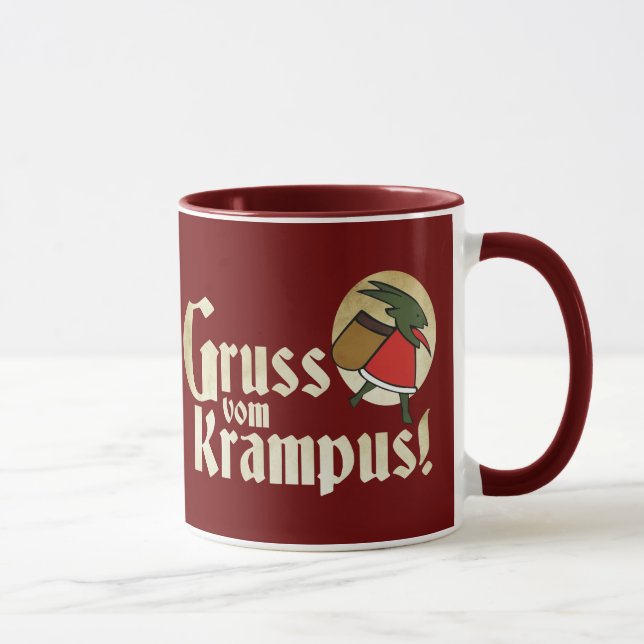 Gruss Vom Krampus Mug (Right)