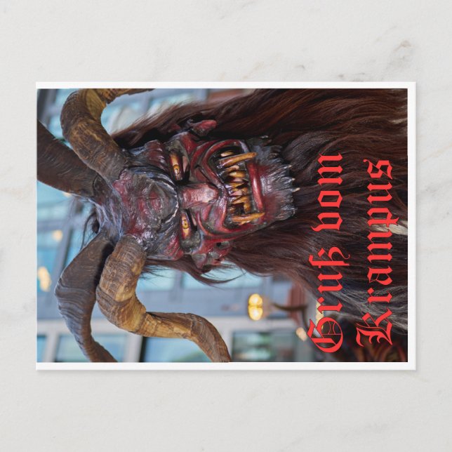 Gruß vom Krampus Postcard (Front)