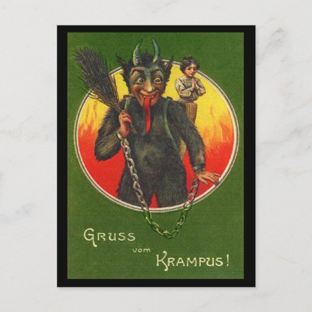Gruss Vom Krampus Postcard (Front)