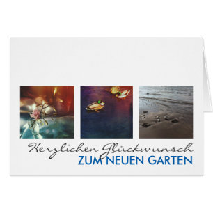 Grußkarte mit quadratischen Fotos