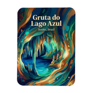 Gruta do Lago Azul Brazil Magnet