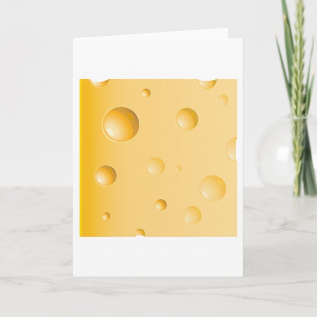 Gruyere Cheese Greeting Cards (Front)