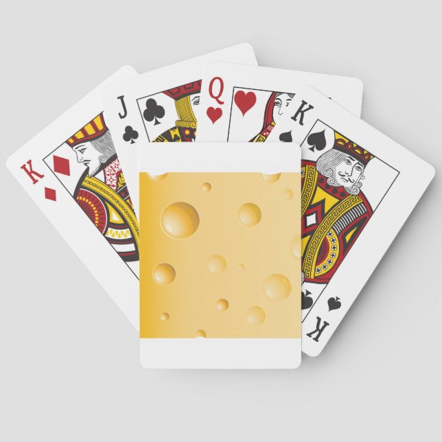 Gruyere Cheese Playing Cards (Back)