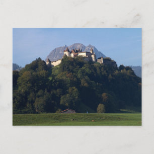 Gruyères castle postcard