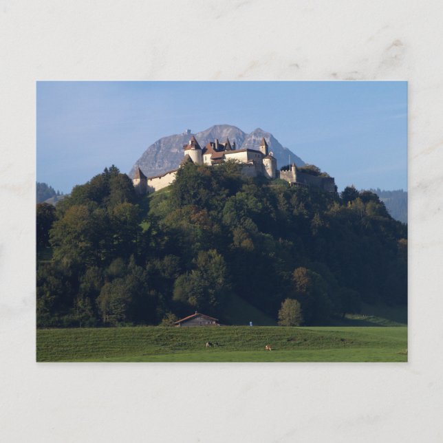 Gruyères castle postcard (Front)
