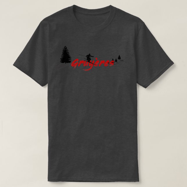 Gruyres Gruyeres Ski Long T-Shirt (Design Front)