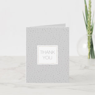 Gry Silver Confetti Thank you