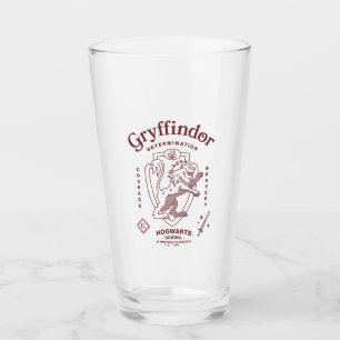 GRYFFINDOR™ Determination Courage Bravery Crest Glass