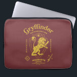 GRYFFINDOR™ Determination Courage Bravery Crest Laptop Sleeve<br><div class="desc">Show your house pride with this bold Gryffindor™ crest design, celebrating the values that define the bravest of witches and wizards. Featuring the iconic lion standing proudly before a shield, this striking artwork highlights Gryffindor’s core traits — Courage, Determination, and Bravery — in a powerful, vintage-inspired layout. The rich house...</div>