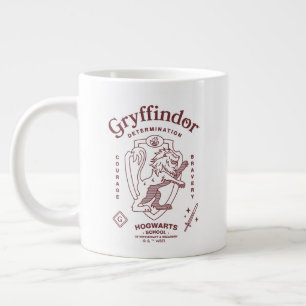 GRYFFINDOR™ Determination Courage Bravery Crest Large Coffee Mug