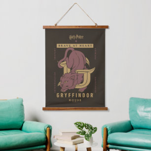 GRYFFINDOR™ House Brave at Heart Hanging Tapestry