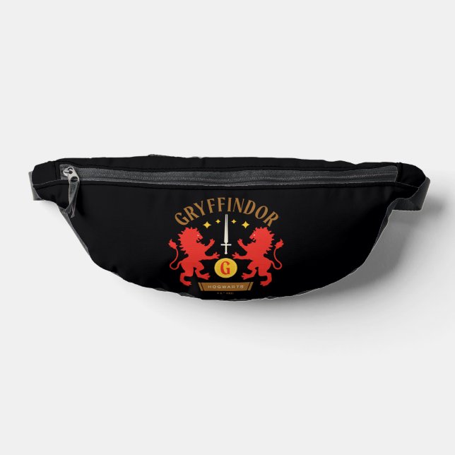 GRYFFINDOR™ House Double Lion Sword Graphic Bum Bags (Lay Down)