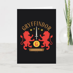 GRYFFINDOR™ House Double Lion Sword Graphic Card