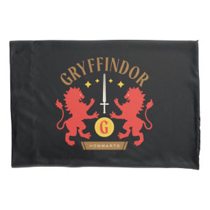 GRYFFINDOR™ House Double Lion Sword Graphic Pillowcase