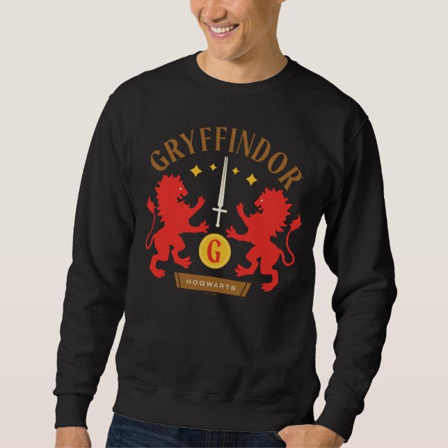 GRYFFINDOR™ House Double Lion Sword Graphic Sweatshirt (Front)