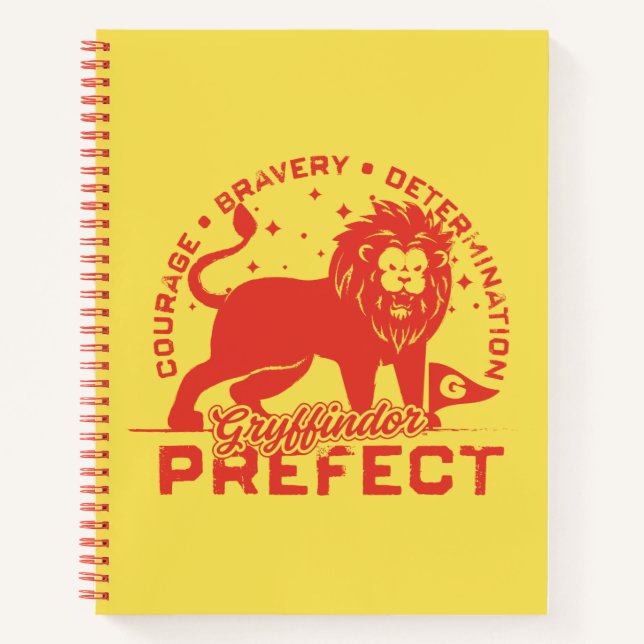 GRYFFINDOR™ Prefect Badge Notebook (Front)