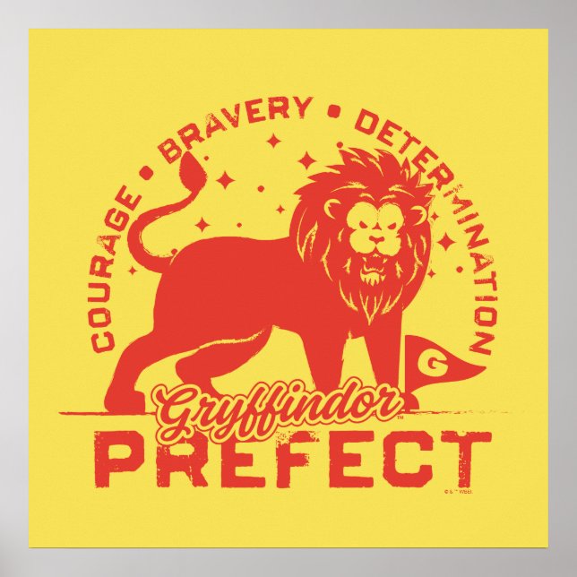 GRYFFINDOR™ Prefect Badge Poster (Front)