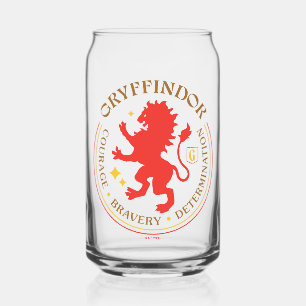 GRYFFINDOR™ Red Lion House Pride Badge Can Glass