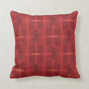 GRYFFINDOR™ Tartan Plaid Pattern Cushion