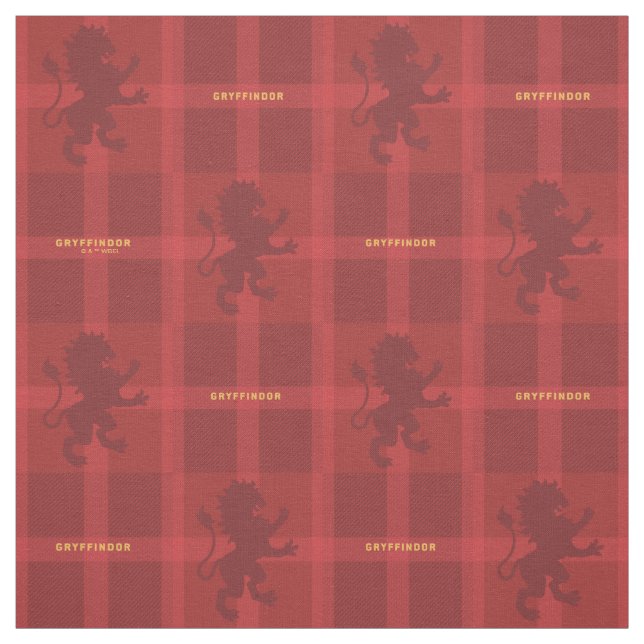 GRYFFINDOR™ Tartan Plaid Pattern Fabric (Swatch)