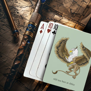 Gryphon Fantasy Griffin Mythology  Playing Cards