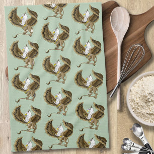 Gryphon Fantasy Griffin Mythology  Tea Towel