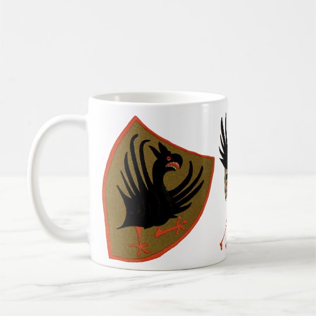 Gryphon, Griffin, Funky Chicken Coffee Mug (Left)