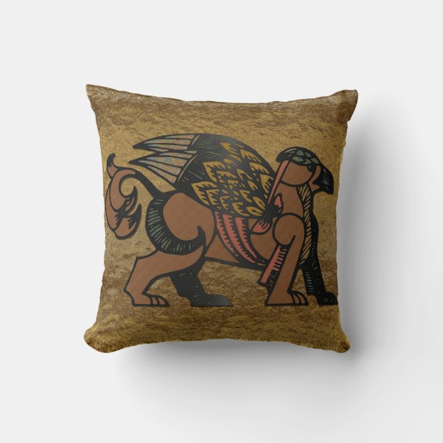 Gryphon New Age Mythology Cushion (Front)