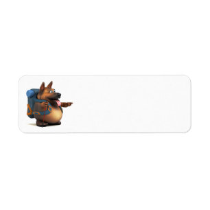 GS backpacker Return Address Label